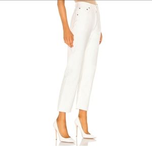 Agolde White Ripley Mid Rise Classic Jeans sz 26